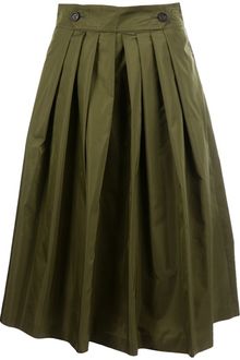 Burberry Prorsum Pleated Skirt - Lyst