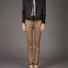 Oscar De La Renta Open Knit Jacket in Black - Lyst
