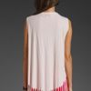 Wildfox Couture Forever Young Gypsy Tank in Pink (ghost pink) - Lyst