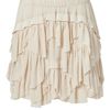 Antik Batik Nude Ruffle Silk Skirt in Beige (nude) - Lyst