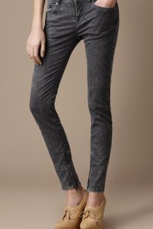 Burberry Brit Bayswater Grey Skinny Jeans - Lyst