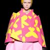 Comme Des Garçons Fall 2012 Felt CutOut Cropped Pants  in Pink - Lyst