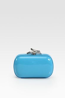 Diane Von Furstenberg Lytton Patent Leather Clutch - Lyst