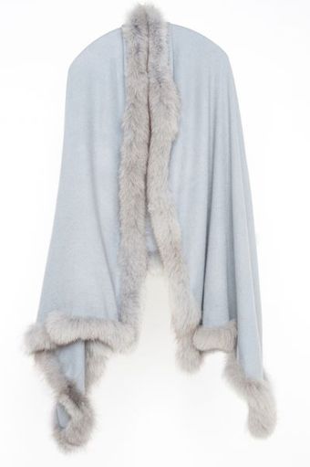 Hayley Menzies Chelsea Cashmere and Fox Fur Dove Scarf - Lyst