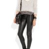 Helmut Lang Stretchleather Skinny Pants in Black - Lyst