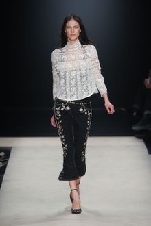 Isabel Marant Fall 2012 Heeled Embroidered Pointy Pump Shoes in Black  - Lyst