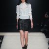 Isabel Marant Fall 2012 Black Mini Leather Skirt WIth Laced Eyelets in Black - Lyst
