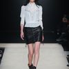 Isabel Marant Fall 2012 Black Mini Leather Skirt WIth Laced Eyelets in Black - Lyst