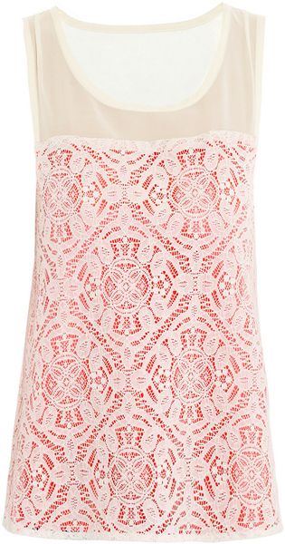 Marc By Marc Jacobs Muriel Lace Top - Lyst