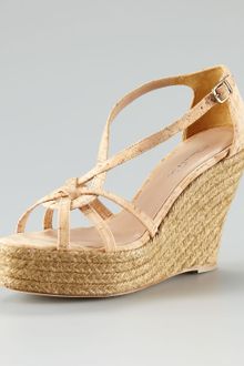 Oscar de la Renta Clara Cork Espadrille Wedge Sandal - Lyst