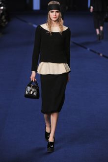 Sonia Rykiel Fall 2012 Black Mid-Length Skirt - Lyst