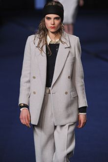 Sonia Rykiel Fall 2012 Long Sleeve Formal Shirt in Peach - Lyst