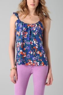 Tucker Ruffle Camisole - Lyst