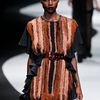 Viktor & Rolf Fall 2012 Ruffled Mini Dress With Mink Trim in Brown - Lyst