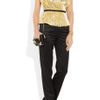 Vionnet Silkblend Lamé And SilkCrepe Wrap Top in Gold - Lyst