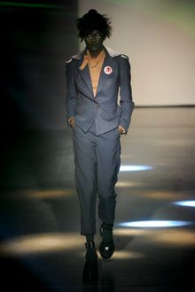 Vivienne Westwood Fall 2012 Gray Cropped Formal Pants - Lyst
