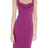 Zac Posen Stretch Crepejersey Dress in Blue (fuchsia) - Lyst