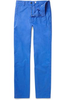 Acne Lenny Less Straight-leg Washed Cotton Chinos - Lyst