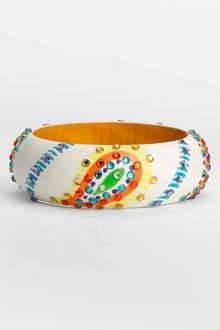 Cara Accessories Medium Painted Paisley Bangle - Lyst