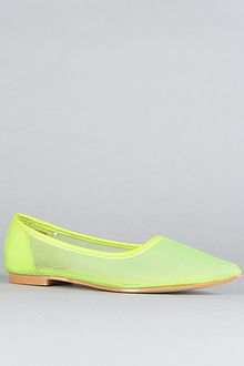 Cheap Monday The Point Net Shoe in Neon Green - Lyst