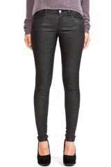 Current/Elliott Leather Pant in Emerald