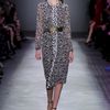 Giambattista Valli Fall 2012 Wool Blend ThickKnit Cardigan Dress  in Black (black, grey, white) - Lyst