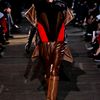 Givenchy Fall 2012 OverTheKnee Leather Wedge Boots in Brown - Lyst