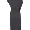 Helmut Lang Steel Drape Side Asymmetric Dress in Gray (steel) - Lyst