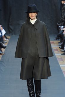 Hermes Fall 2012 White Long Sleeve Funnel Neck Top - Lyst