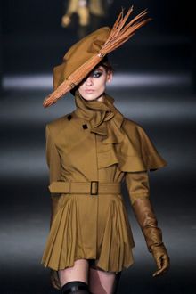 John Galliano Fall 2012 Long Leather Gloves - Lyst