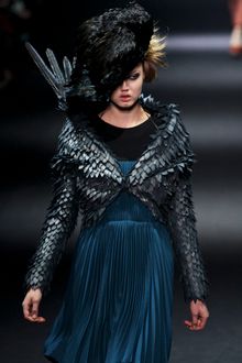 John Galliano Fall 2012 Black Top - Lyst