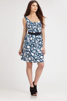Kay Unger Cotton Dress - Lyst