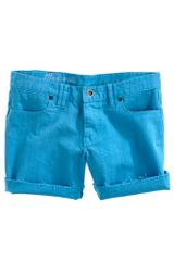 Madewell Garment-Dyed Midi Shorts