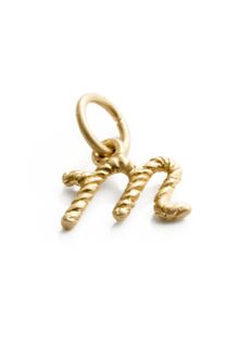 Madewell Memento Letter M Charm - Lyst
