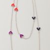 Marc By Marc Jacobs Miss Marc Doublewrap Necklace in Silver (argento) - Lyst