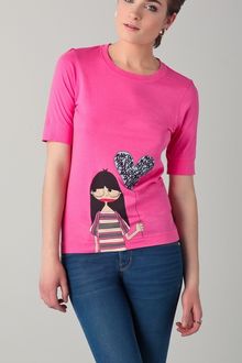 Marc By Marc Jacobs Miss Marc Heart Afloat Tee - Lyst