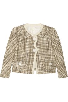Marc Jacobs Cropped Wool-blend Tweed Jacket - Lyst