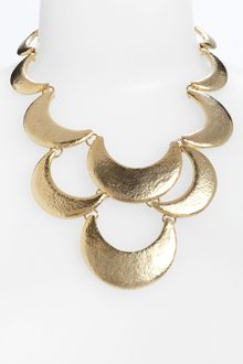Nordstrom Tribal Metal Scallop Statement Necklace - Lyst