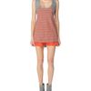 Rag & Bone Raglan Racer Tank in Gray (orange) - Lyst