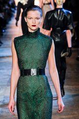 Yves Saint Laurent Fall 2012 Black Wide Waist Belt
