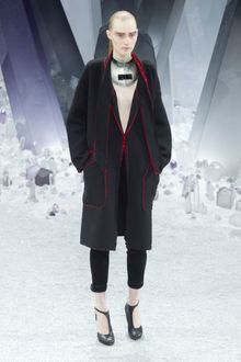 Chanel Fall 2012 Black Cropped Pants WIth Cuffed Hemline - Lyst