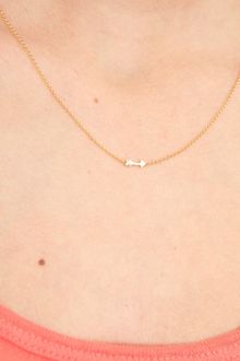 Dogeared Whispers Arrow Necklace - Lyst