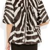 Giambattista Valli Reversible ZebraPrint Goat Hair Coat in Animal (zebra) - Lyst