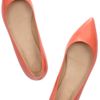 J.crew Viv Patentleather Ballet Flats in Orange (nude) - Lyst