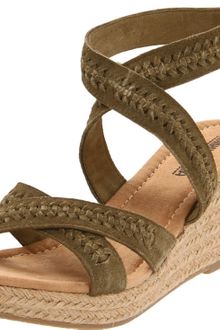 Minnetonka Womens Haley Wedge Sandal - Lyst
