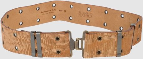 Plein Sud Jeanius Belt in Brown - Lyst