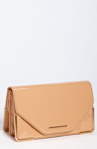  Patent Leather Envelope Clutch 