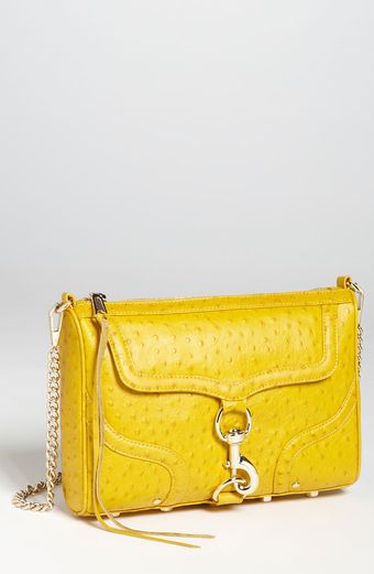  Mac Ostrich Embossed Clutch 