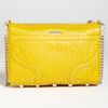 Rebecca Minkoff Mac Ostrich Embossed Clutch in Yellow - Lyst