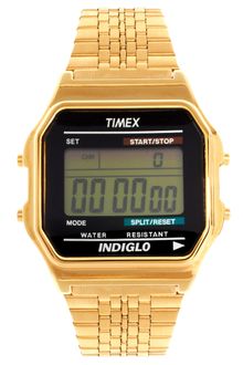 Timex® Timex 80 Gold Bracelet Adjustable Watch - Lyst